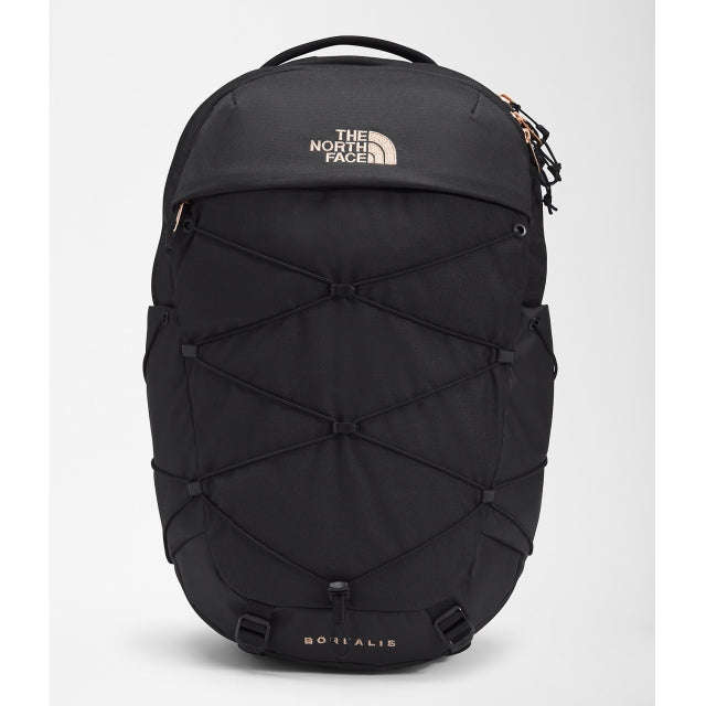 Women s The North Face Borealis Backpack TNF White Metallic Melange Mid Grey