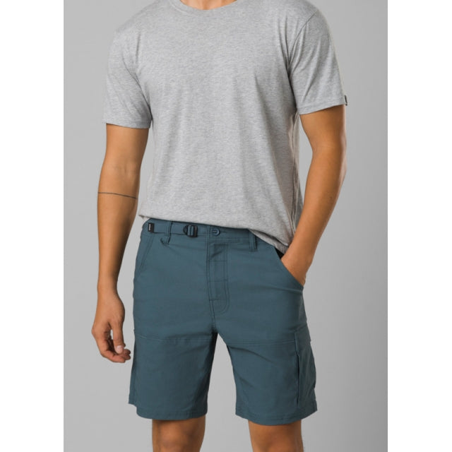 Prana Men&#39;s Stretch Zion Short II 400 Grey Blue