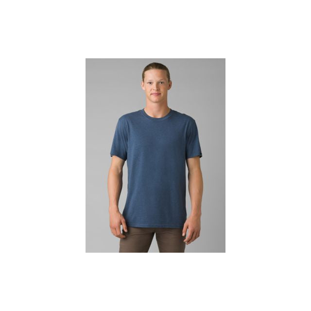 Prana Men&#39;s prAna Crew T-Shirt 400 Denim Heather