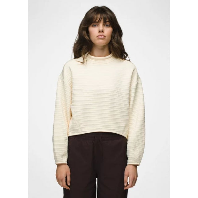 Prana W Send Off Pullover 250 Sweet Cream