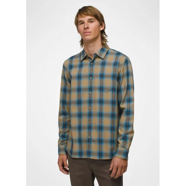 Prana Mens Los Feliz Flannel Shirt 202 Nomad