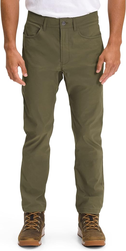 The North Face Men&#39;s Sprag 5-Pocket Slim Leg Pant Burnt Olive Green