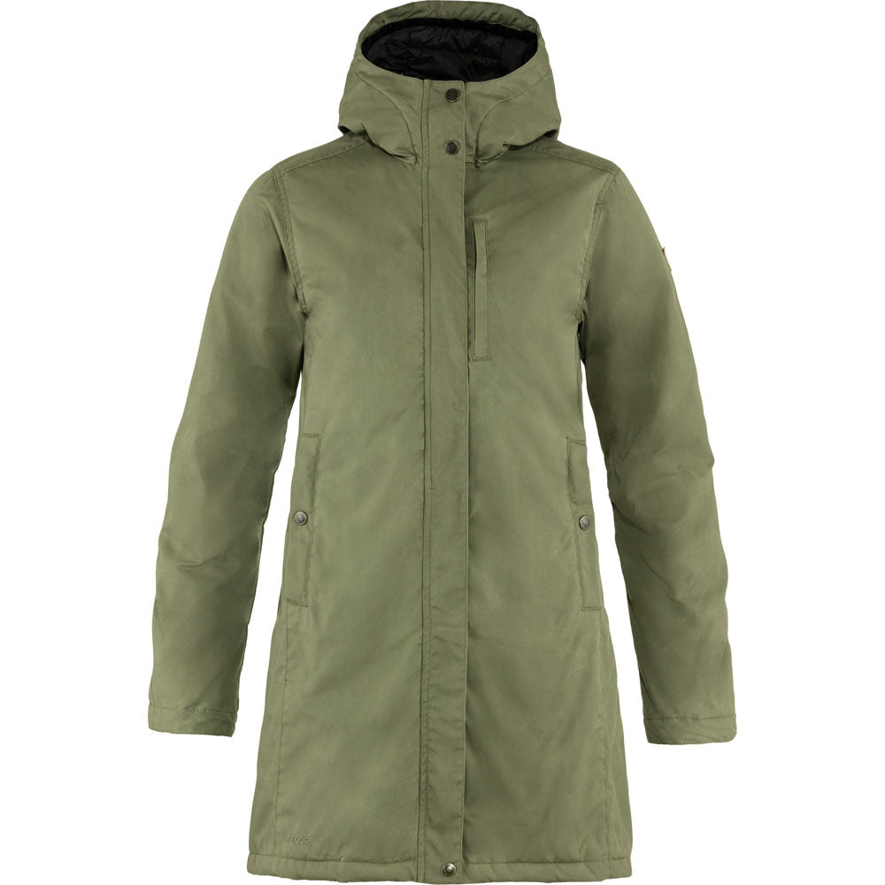 Fjallraven Women's Kiruna Padded Parka Green