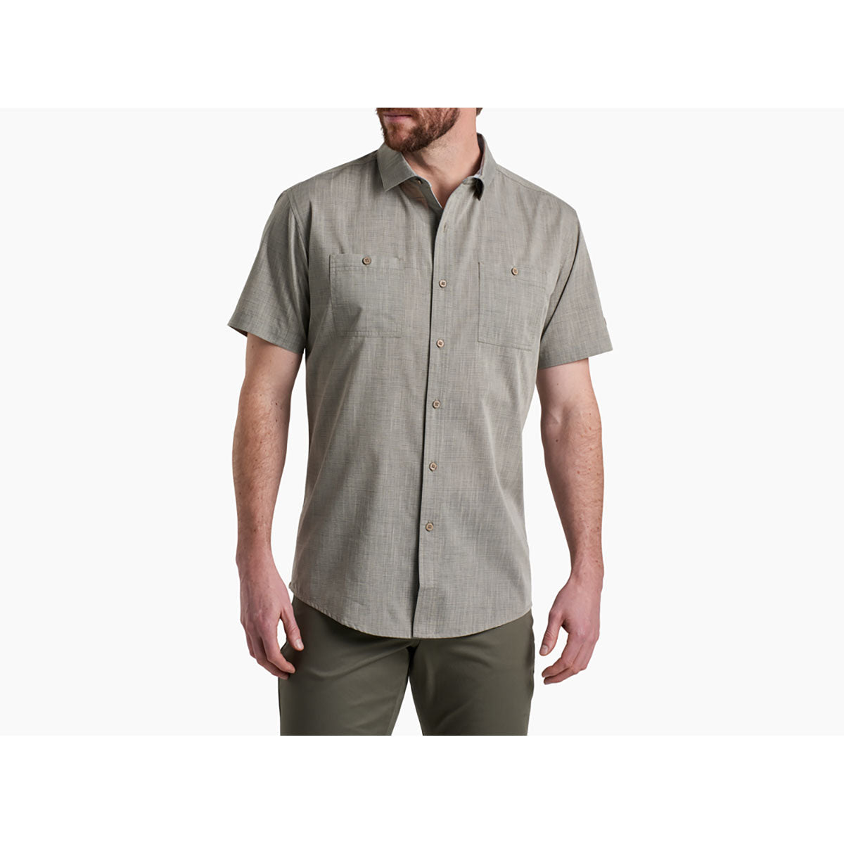 Kuhl Mens Karib Stripe Ashwood