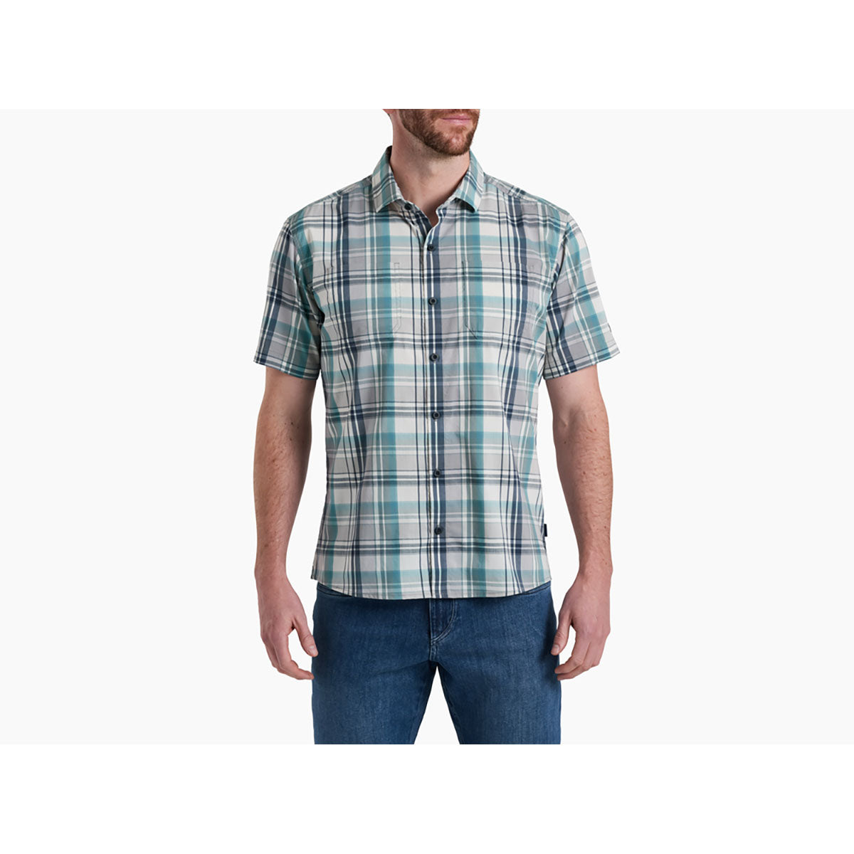 Kuhl Mens Dissident Short Sleeve Iceberg