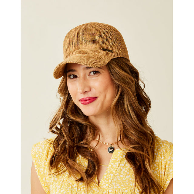 Carve Designs Straw Baseball Cap 920 Natural