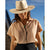 Carve Designs Womens Elliott Voile Top Biscuit
