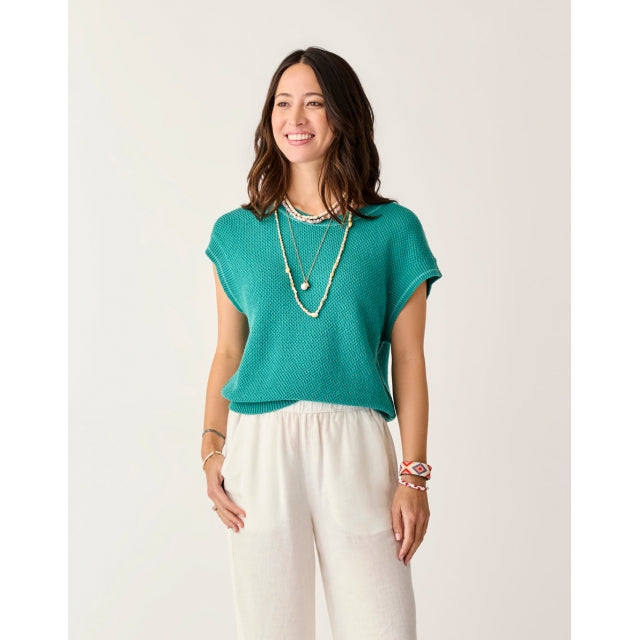 Carve Designs Womens Phoebe Sweater Top Jade