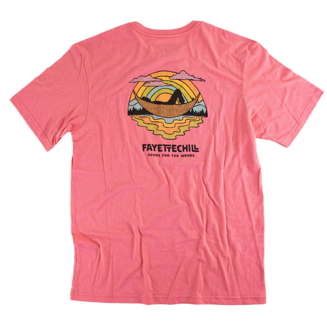 Fayettechill Men's Nachi Hammock Short Sleeve Coral