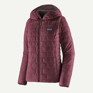 Patagonia Womens Nano Puff Hoody Berry Fig
