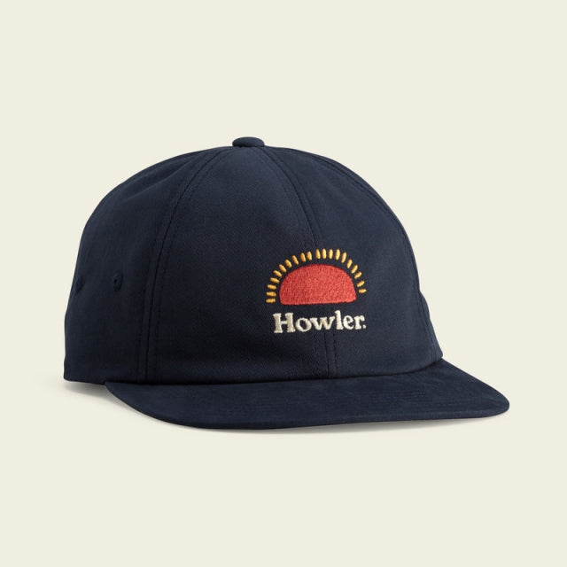 Howler Brothers Strapback Hats DEE Savannah Sunrise: Deep Navy