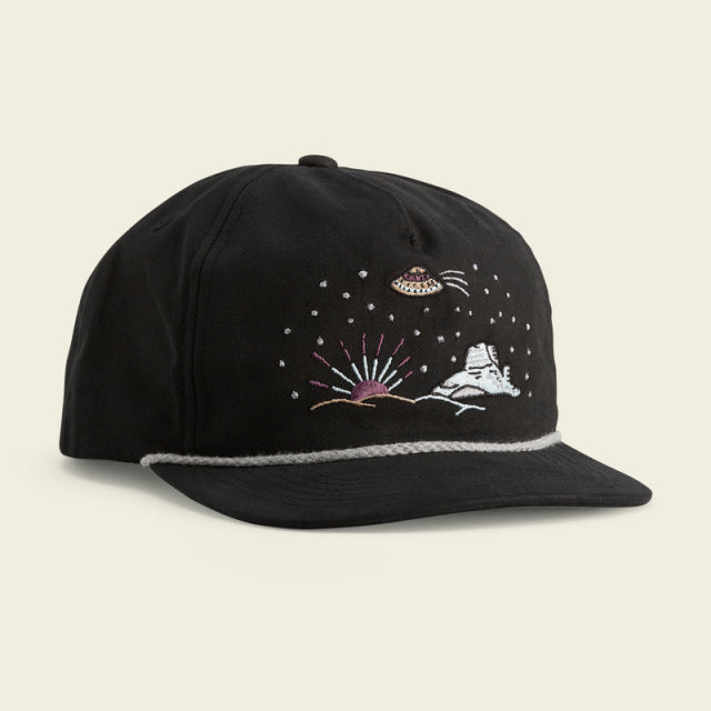 Howler Brothers Unstructured Snapback BLA Desert Trip: Black