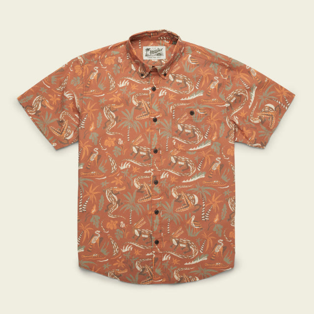 Howler Brothers Men&#39;s Mansfield Shirt ADO Lazy Gators: Adobe