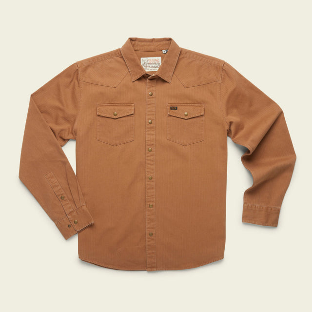 Howler Brothers Men&#39;s Sawhorse Work Shirt BUR Burlap