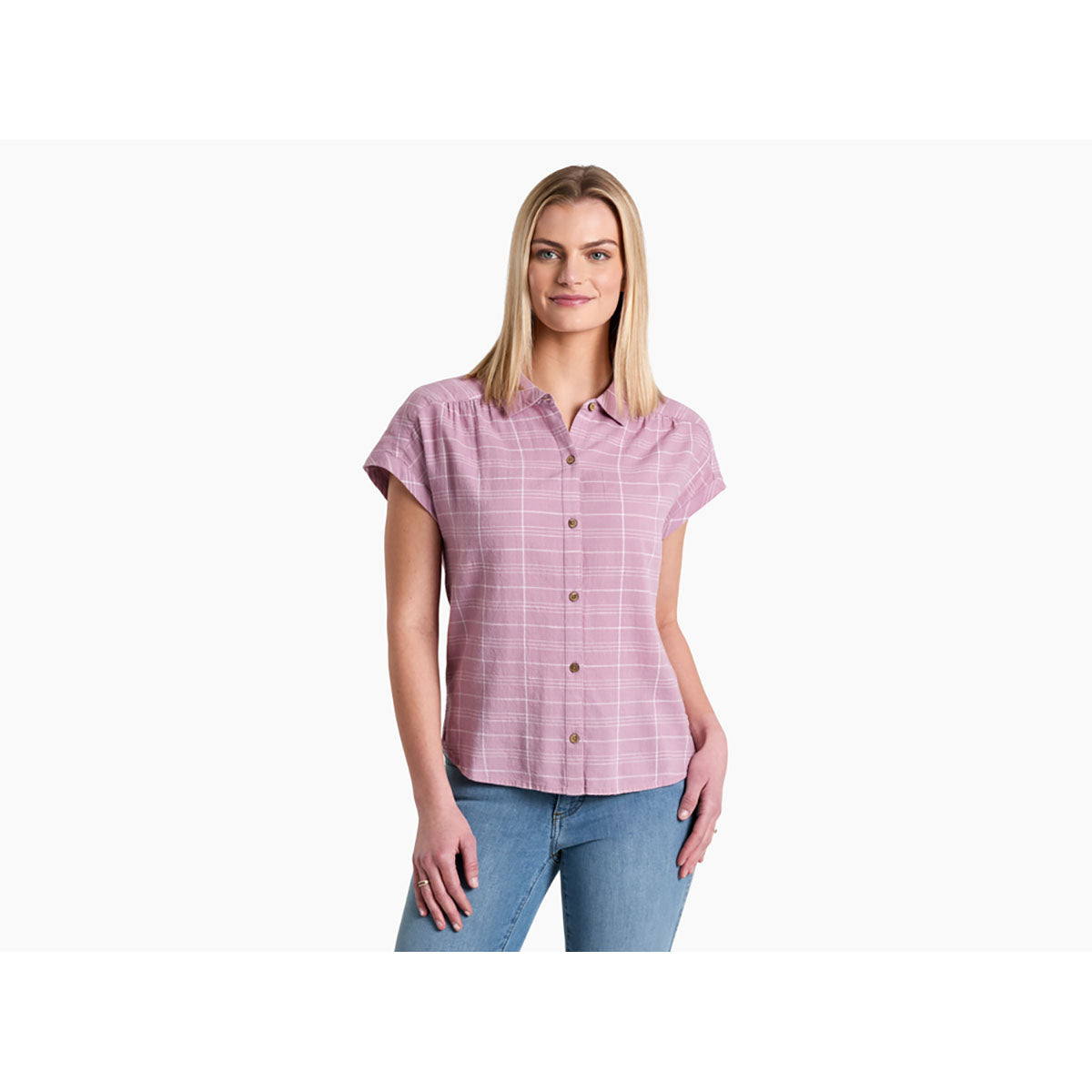 Kuhl Womens Wylde Short Sleeve Lilac Breeze