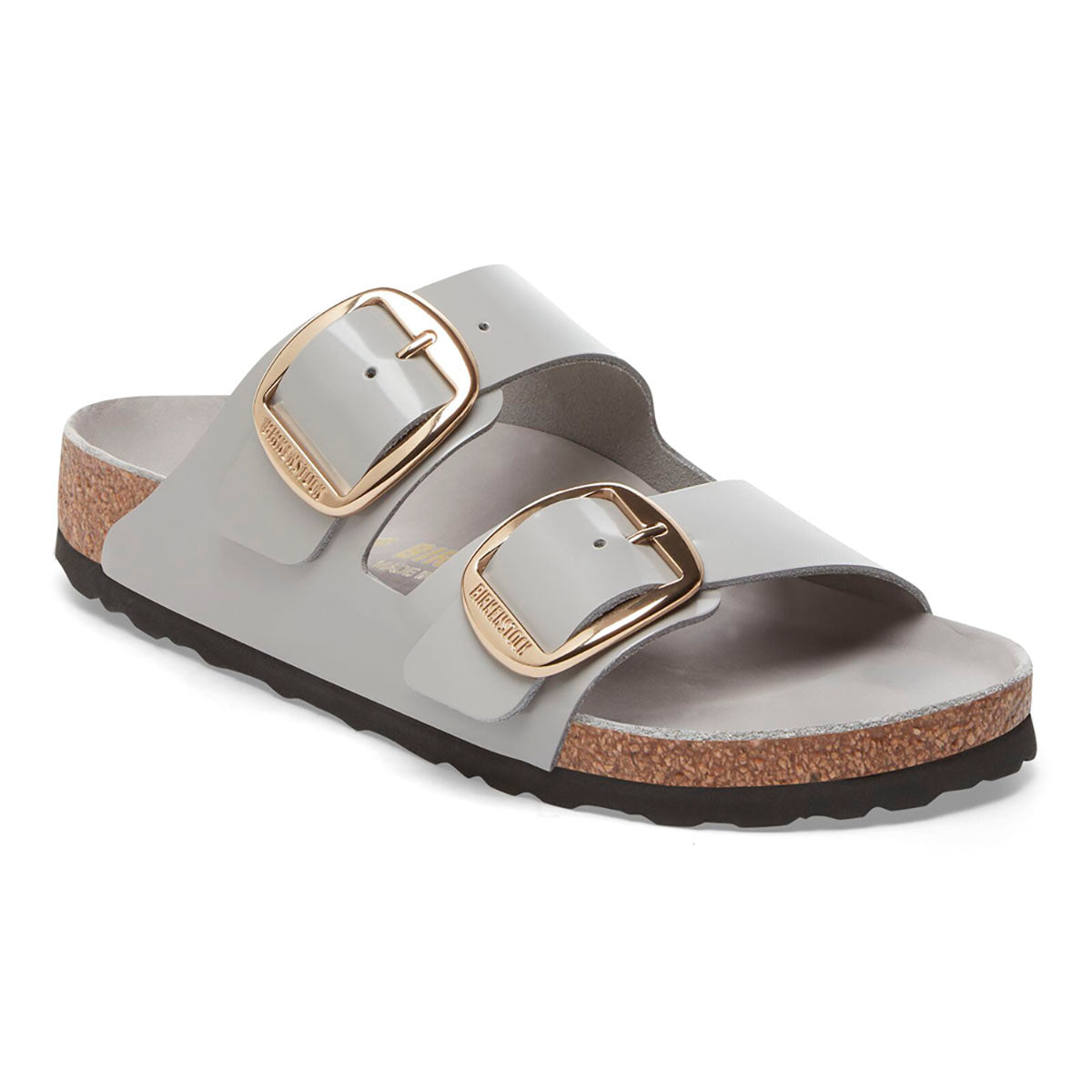 Birkenstock Arizona Big Buckle Oiled Leather - Narrow High Shine Stone Coin