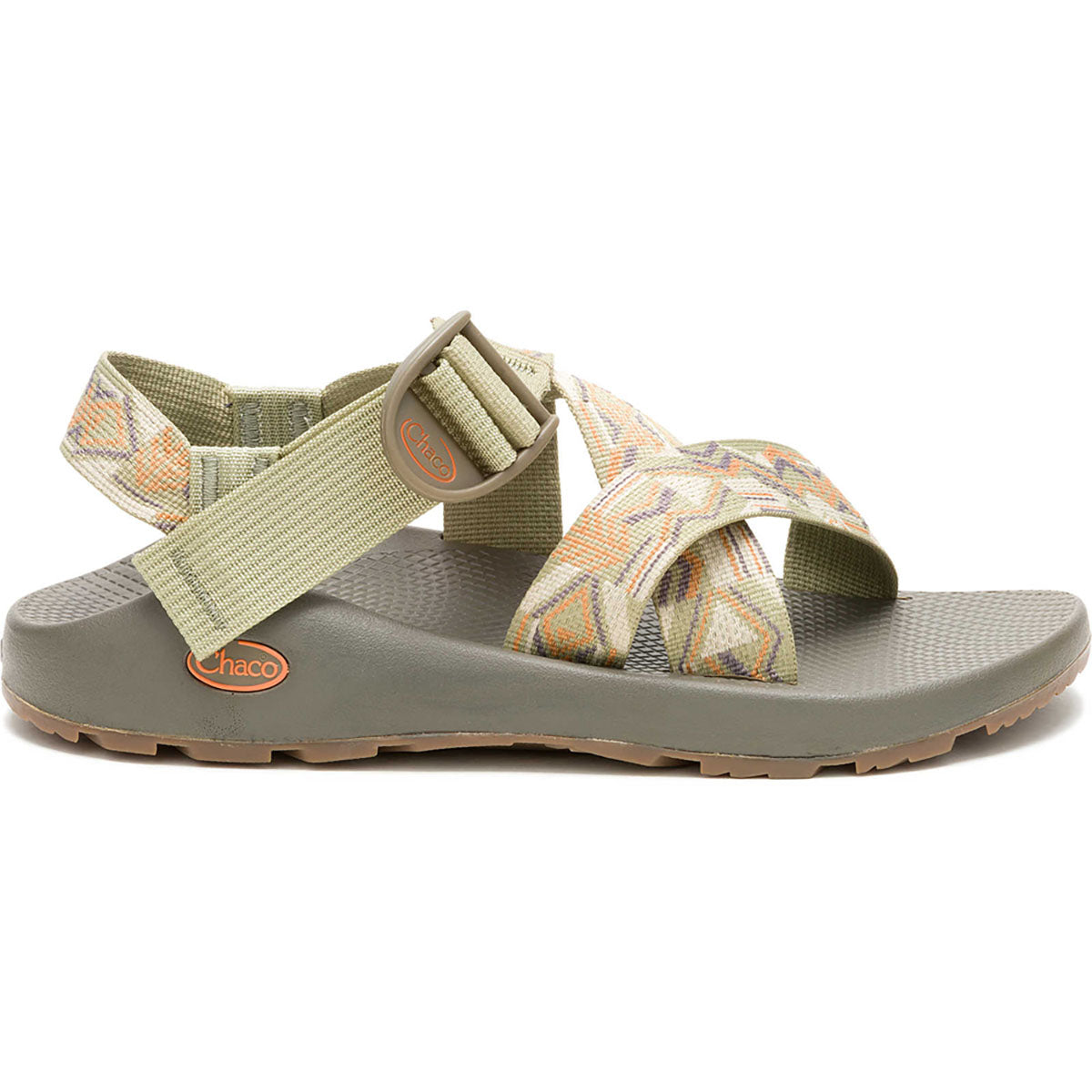 Chaco Mens Mega Z/1 Wide-Strap Classic Sandal Paddle Muted Sage