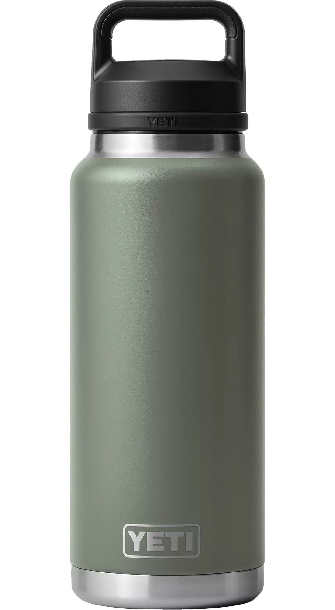 Yeti Rambler 36 oz Bottle with Chug Cap Camp Green