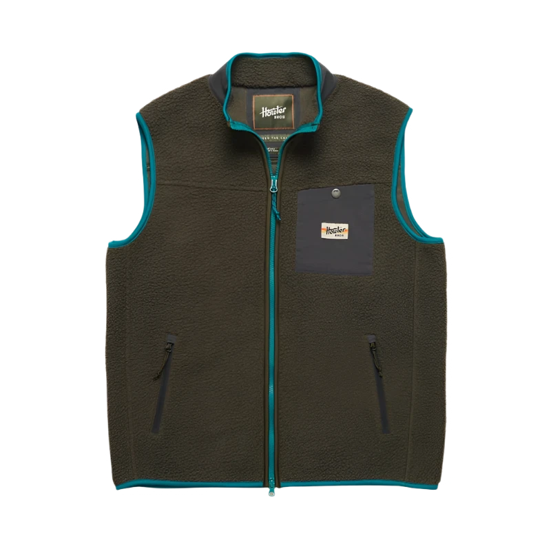 Howler Brothers Men&#39;s Chisos Fleece Vest FAT Fatigue