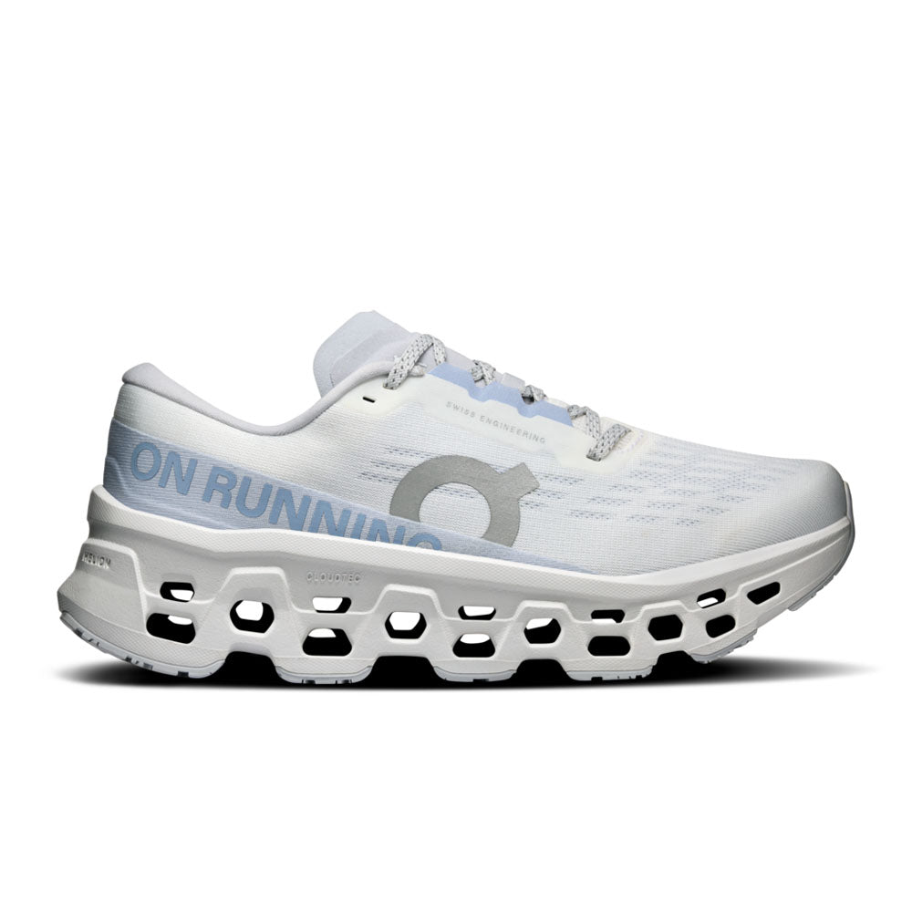 On Running Womens Cloudmonster 3 White | Frost