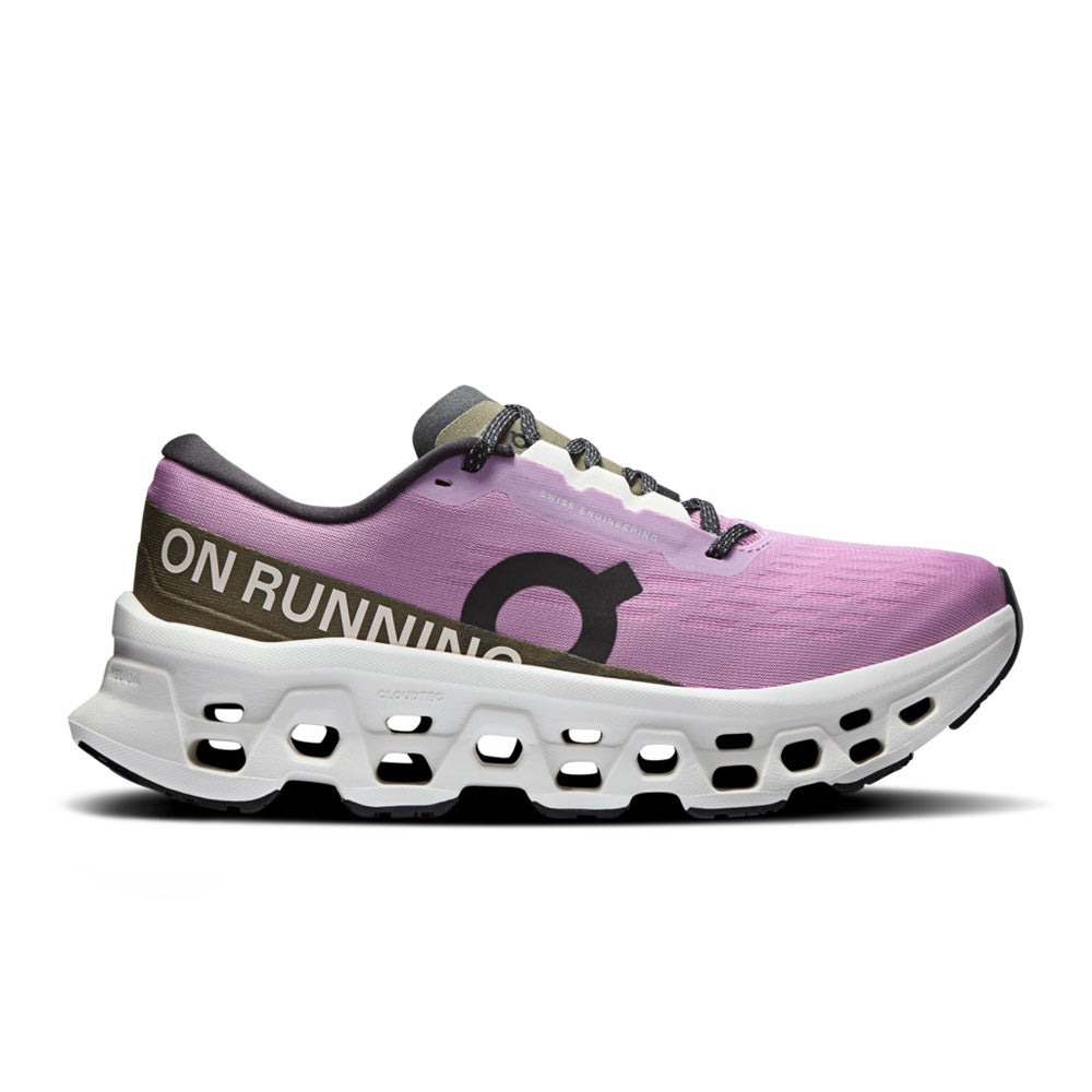 On Running Womens Cloudmonster 3 Sakura | Ivory