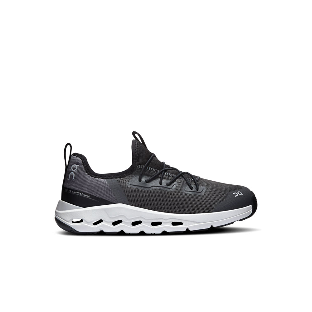 On Running Kids Cloudleap Black | White