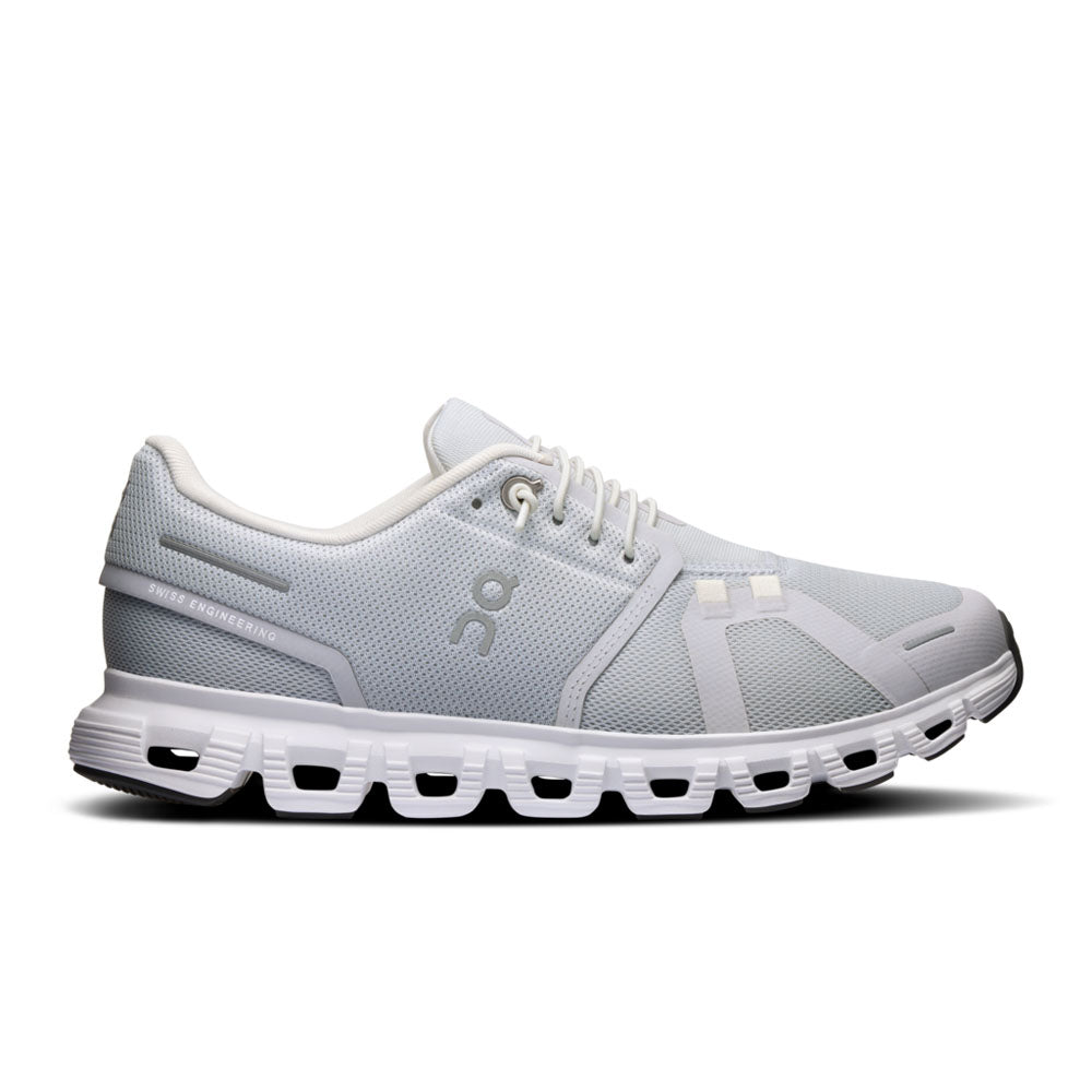 On Running Womens Cloud 6 Glacier | White