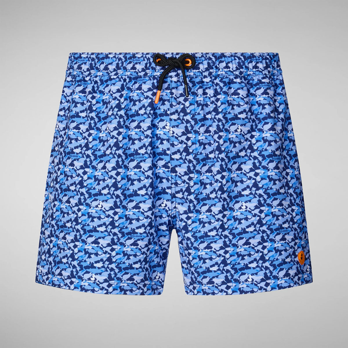 Save the Duck Mens Ademir Swimwear Blue Shark