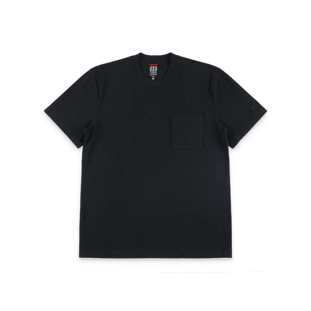 Topo Designs Mens Dirt Pocket Tee Black