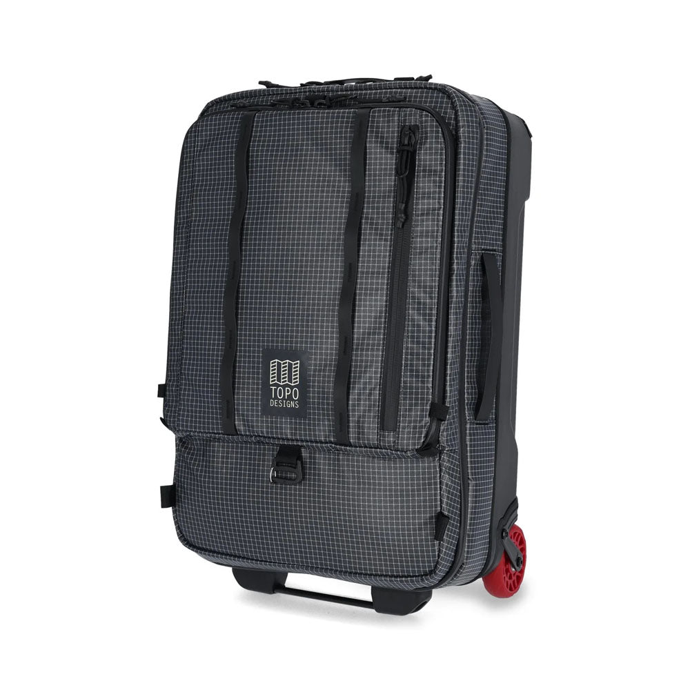 Topo Designs Apex Global Travel Roller Bag Black Grid