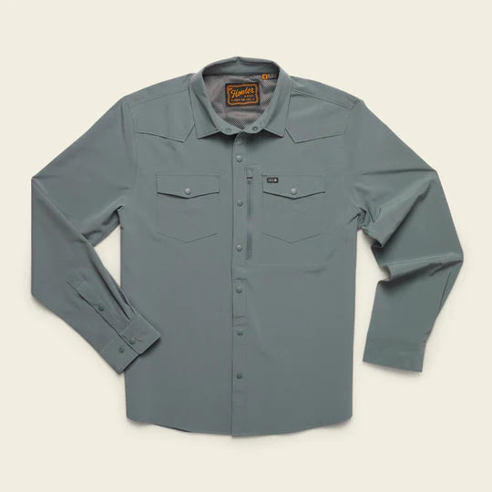 Howler Brothers Men&#39;s Emerger Tech Longsleeve Dark Slate