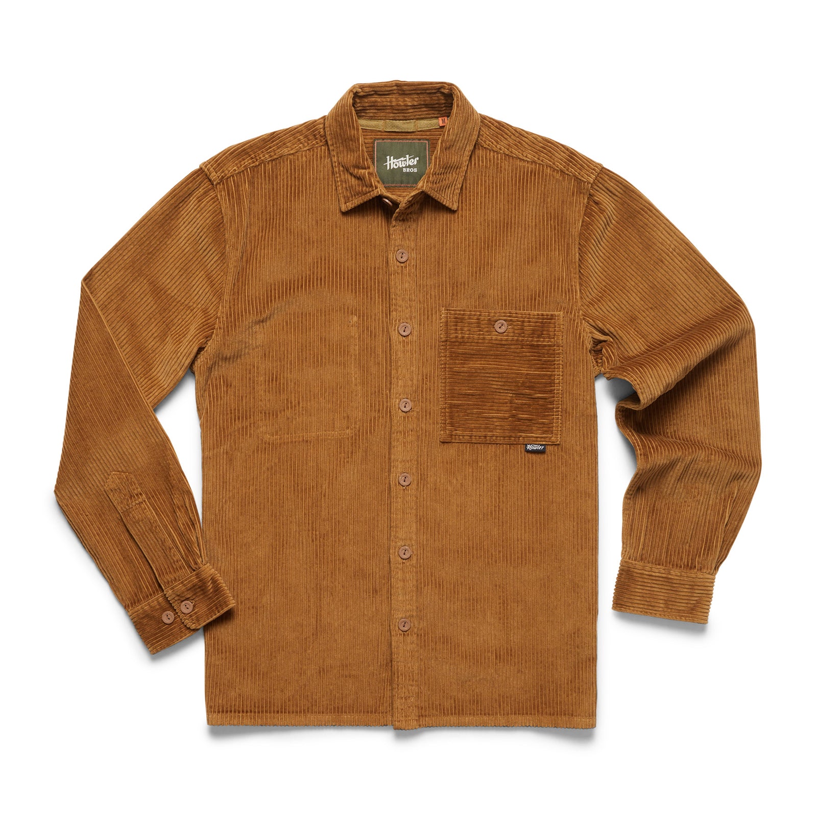 Howler Brothers Men's Iquitos Overshirt DUC Duck Brown