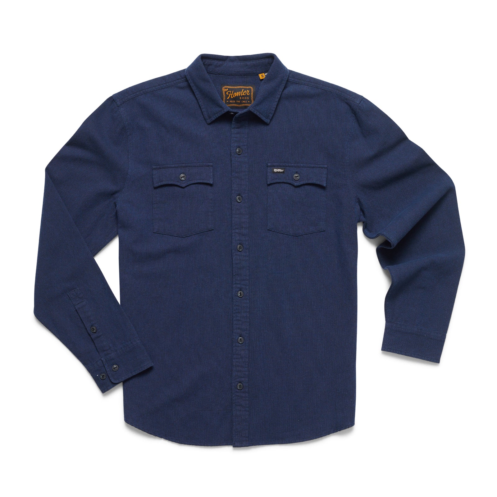 Howler Brothers Men's Novato Shirt Naval Blue