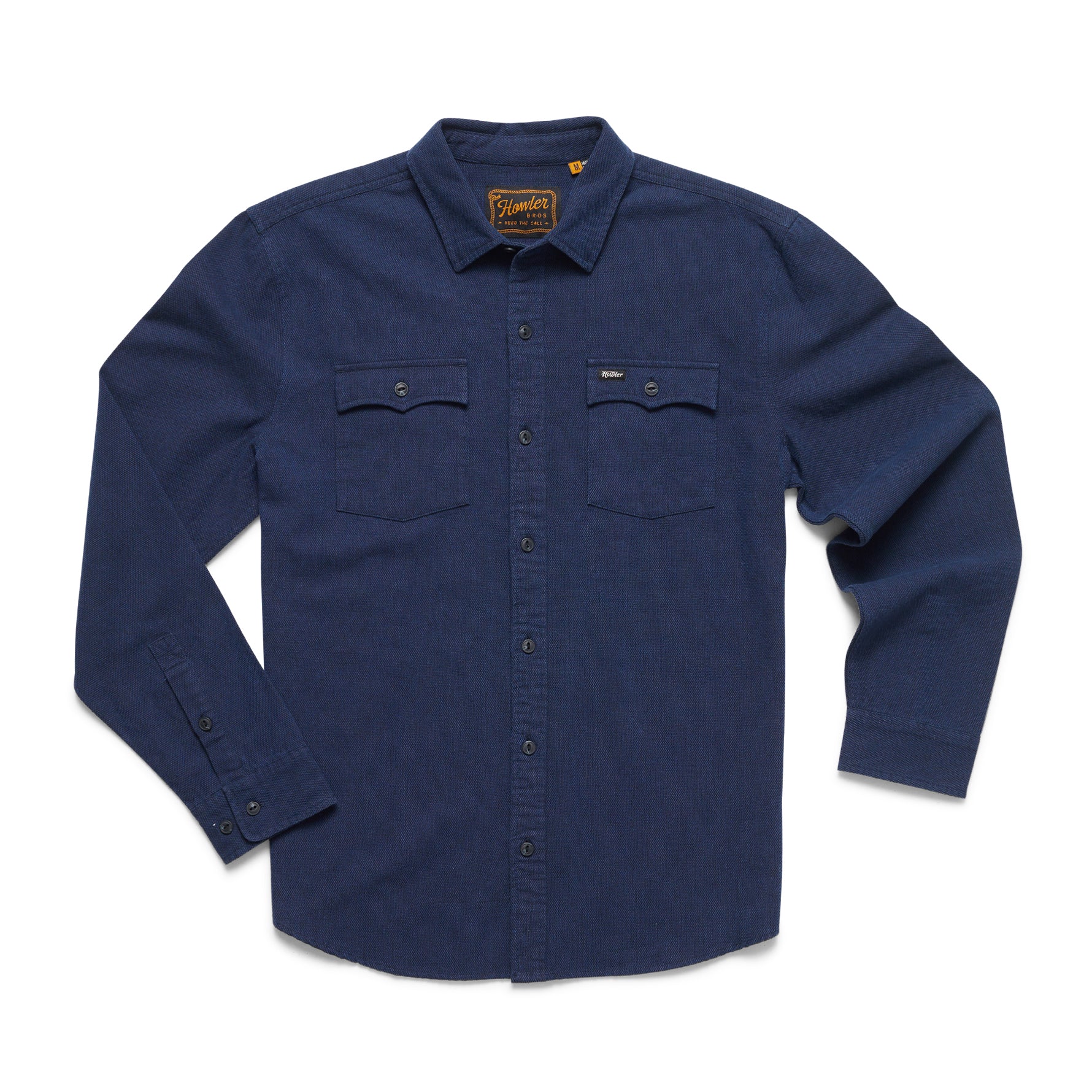 Howler Brothers Men's Novato Shirt Naval Blue