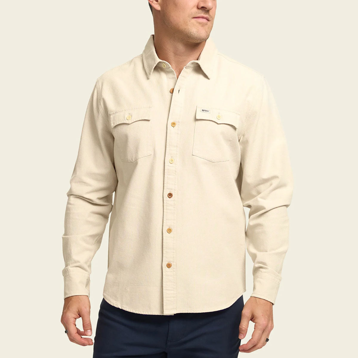 Howler Brothers Mens Novato Shirt Oatmeal