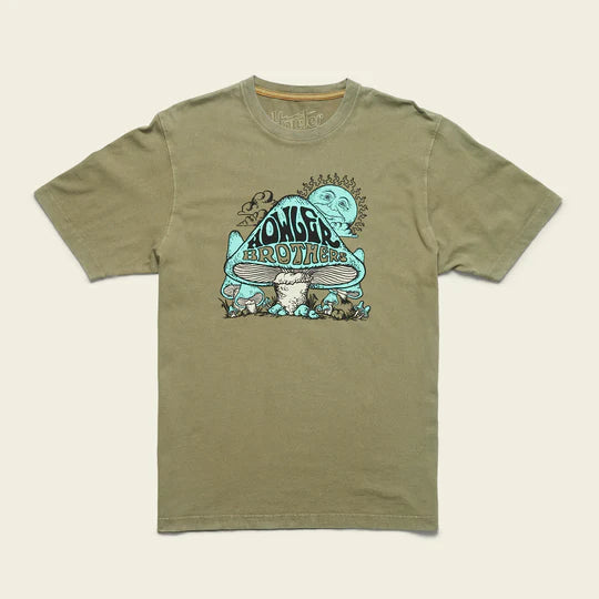 Howler Brothers Mens Cotton T Daydream Believer: Olive