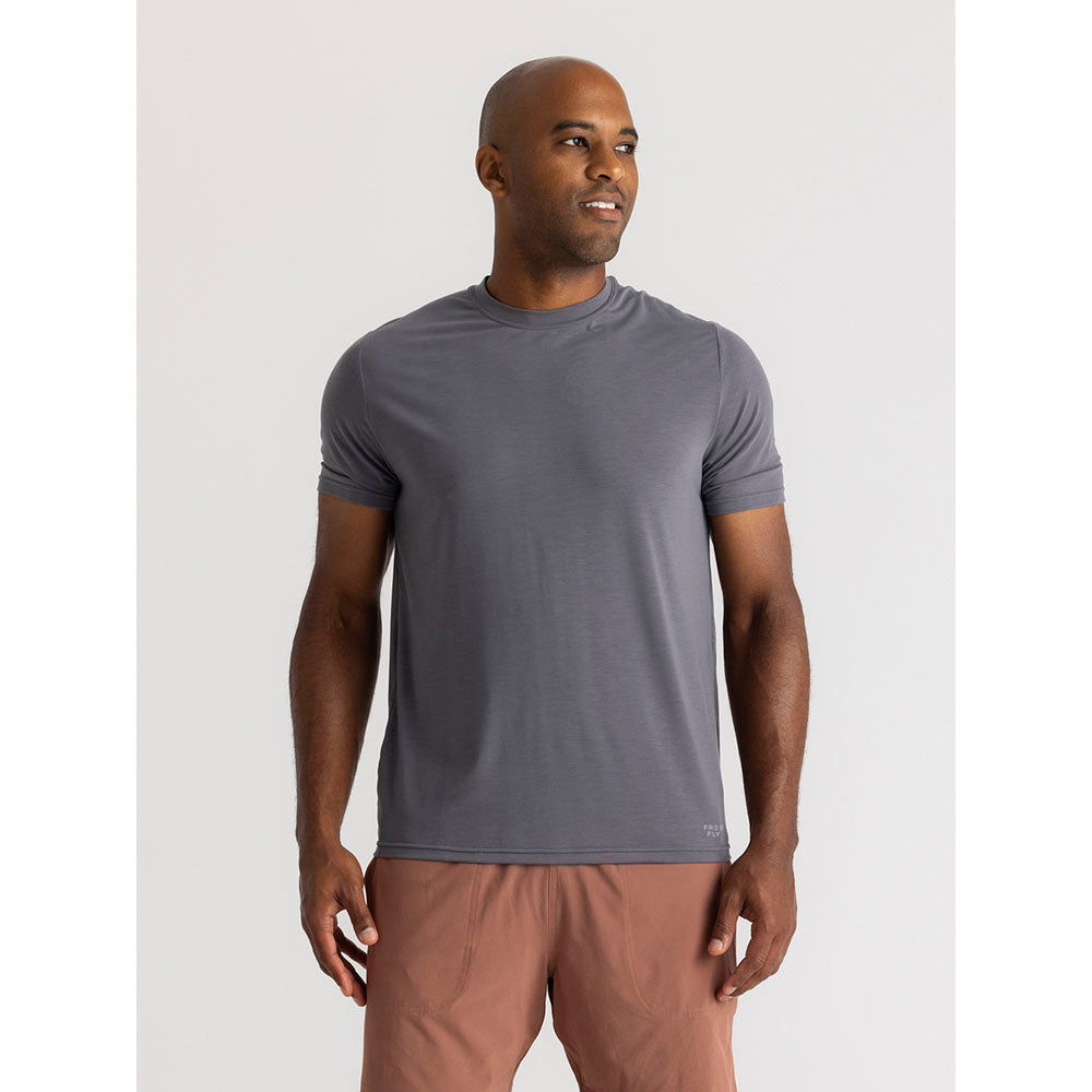 Free Fly Apparel Mens Elevate Lightweight Tee moke / S