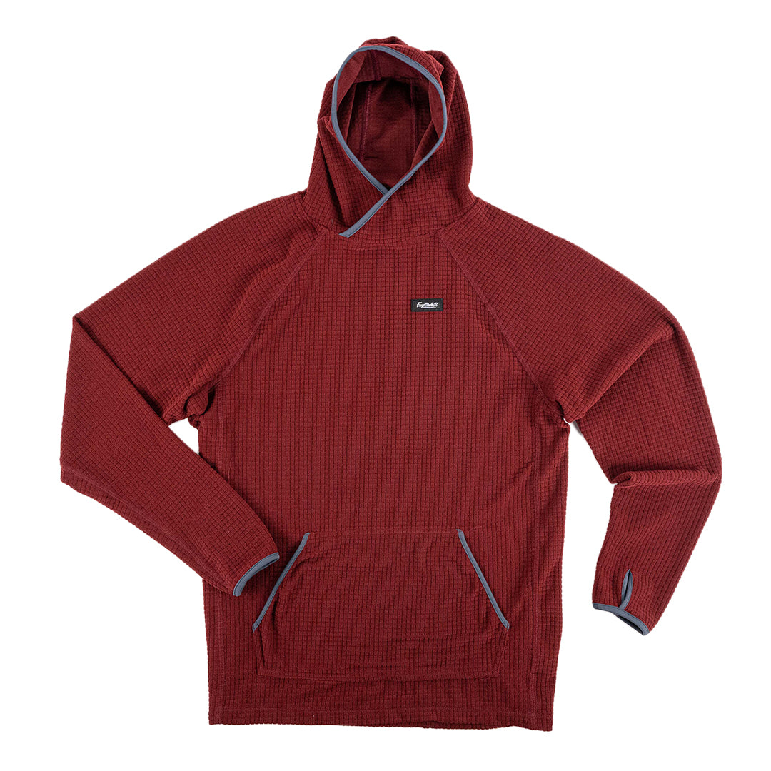 Fayettechill Men's Hawksbill Hoodie Deep Scarlet