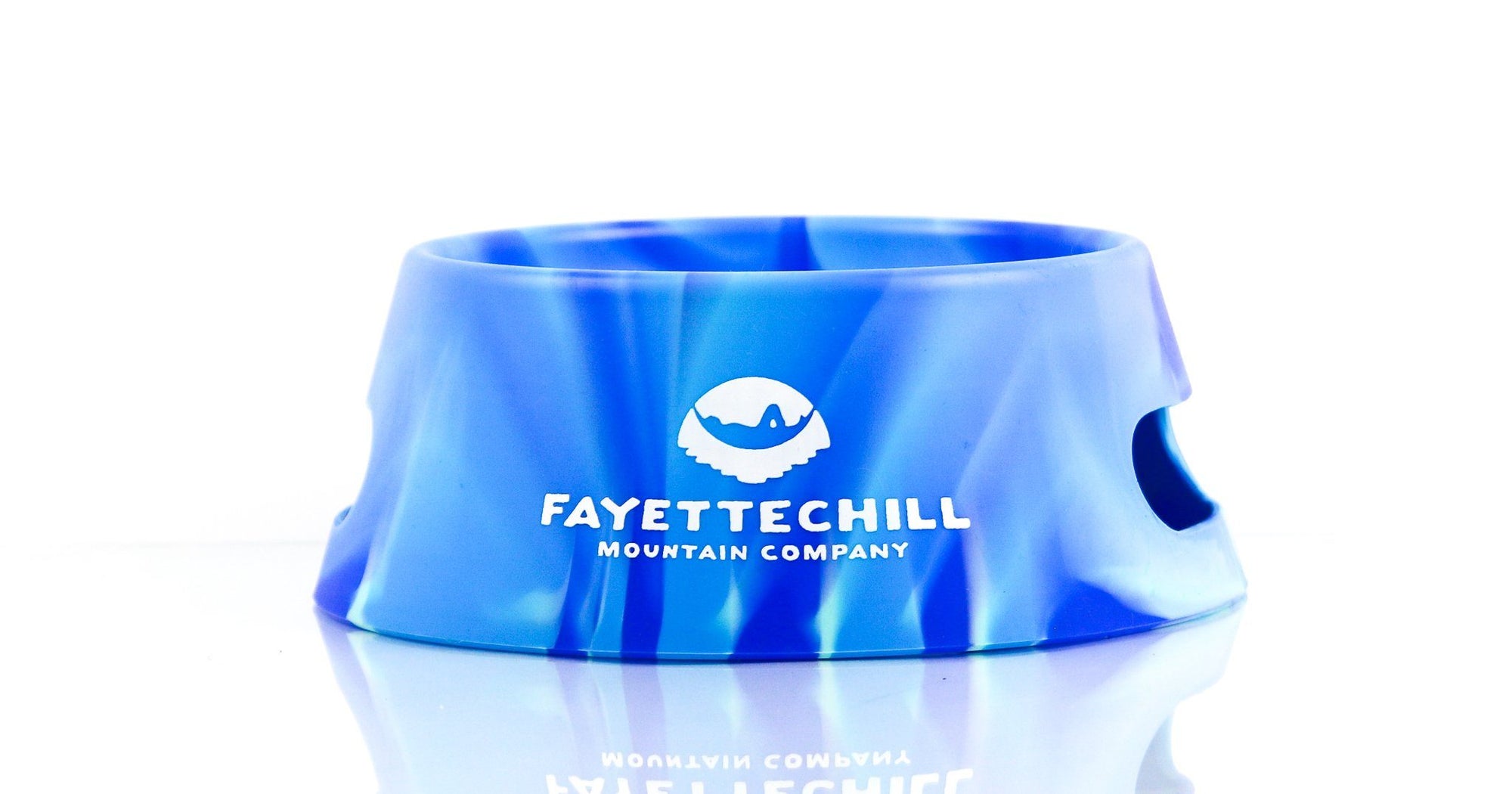Fayettechill Silipint Dog Bowl Arctic Sky