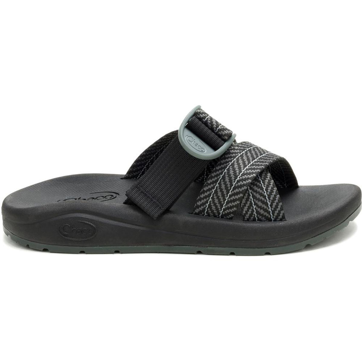 Chaco Womens CushZ Slide Frond Black