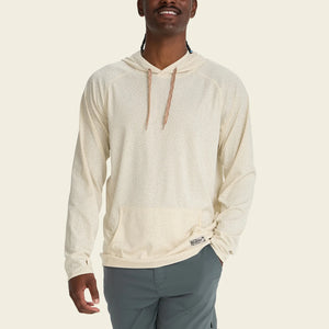 Howler Brothers Mens Loggerhead Hoodie BON Pond Patterns: Bone