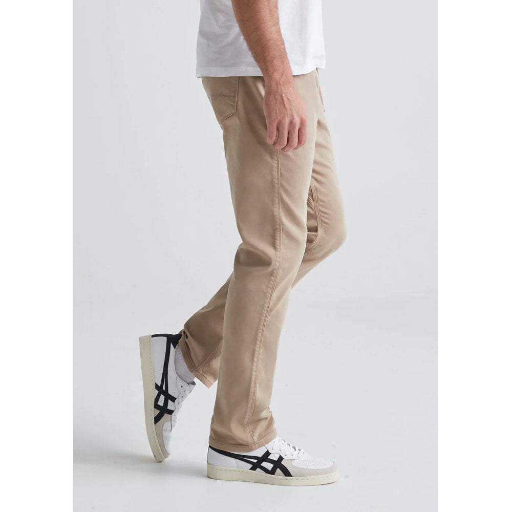DU/ER Mens No Sweat Pant Relaxed Taper - 30 Inseam Desert Khaki