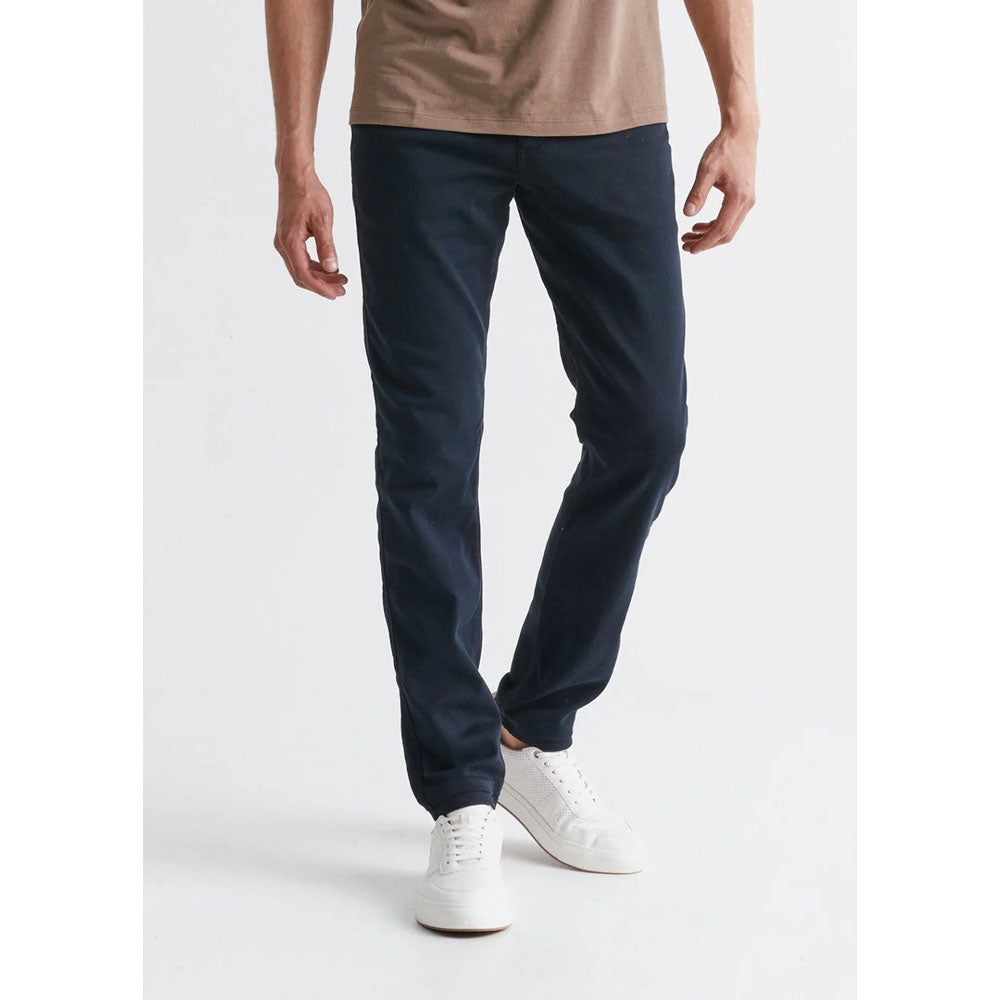 DU/ER Mens No Sweat Slim - 32 Inseam Navy