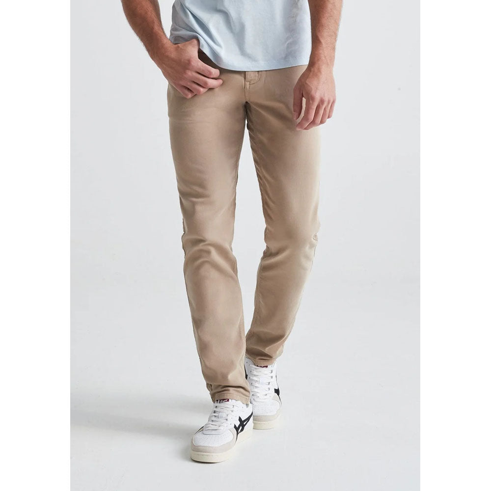 DU/ER Mens No Sweat Slim - 34 Inseam Desert Khaki