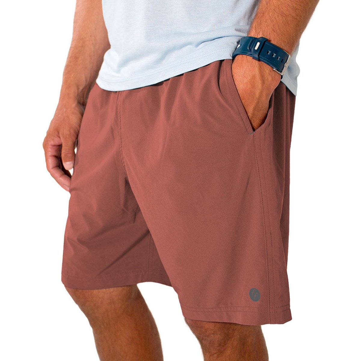 Free Fly Apparel Men's Breeze Short - 6" Adobe Red