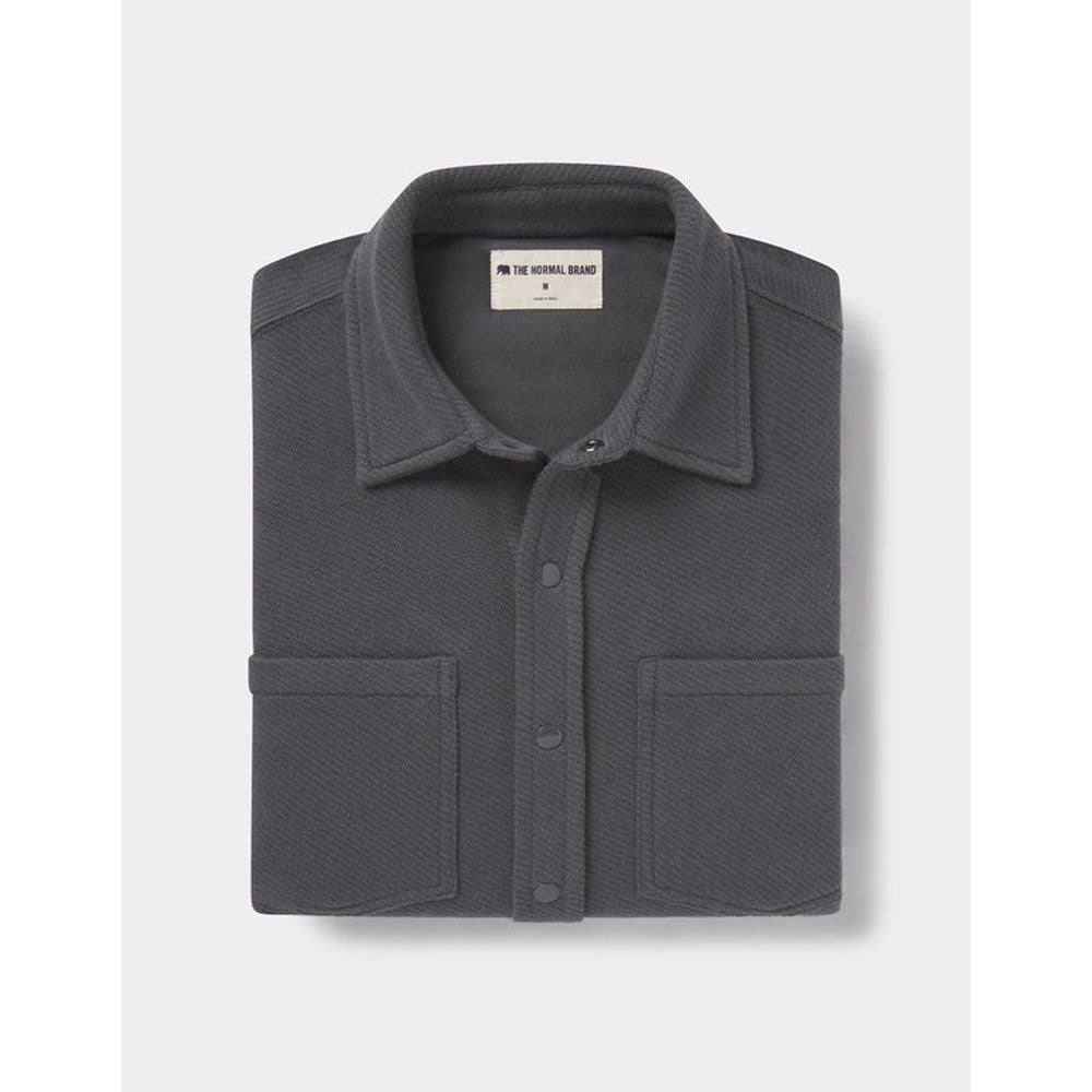 The Normal Brand Men's Looped Terry Shirt Shadow