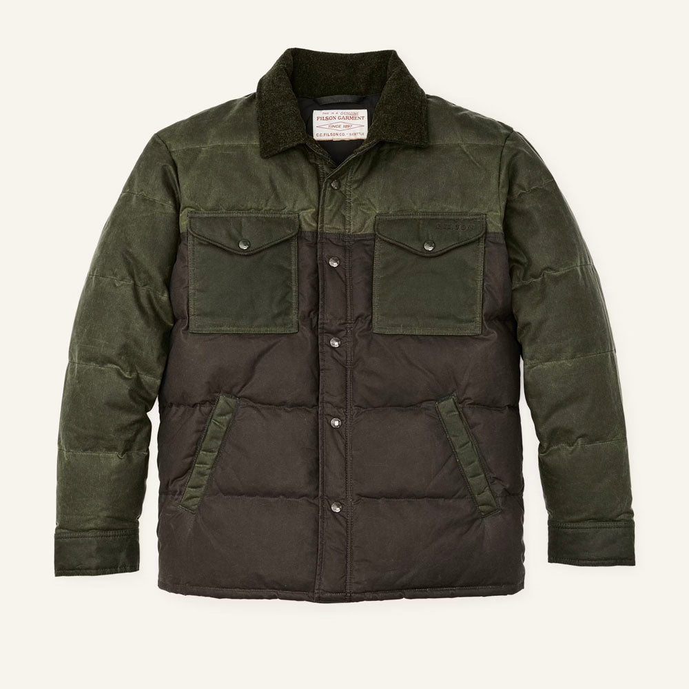 Filson Men's Down Jac Shirt Otter Green