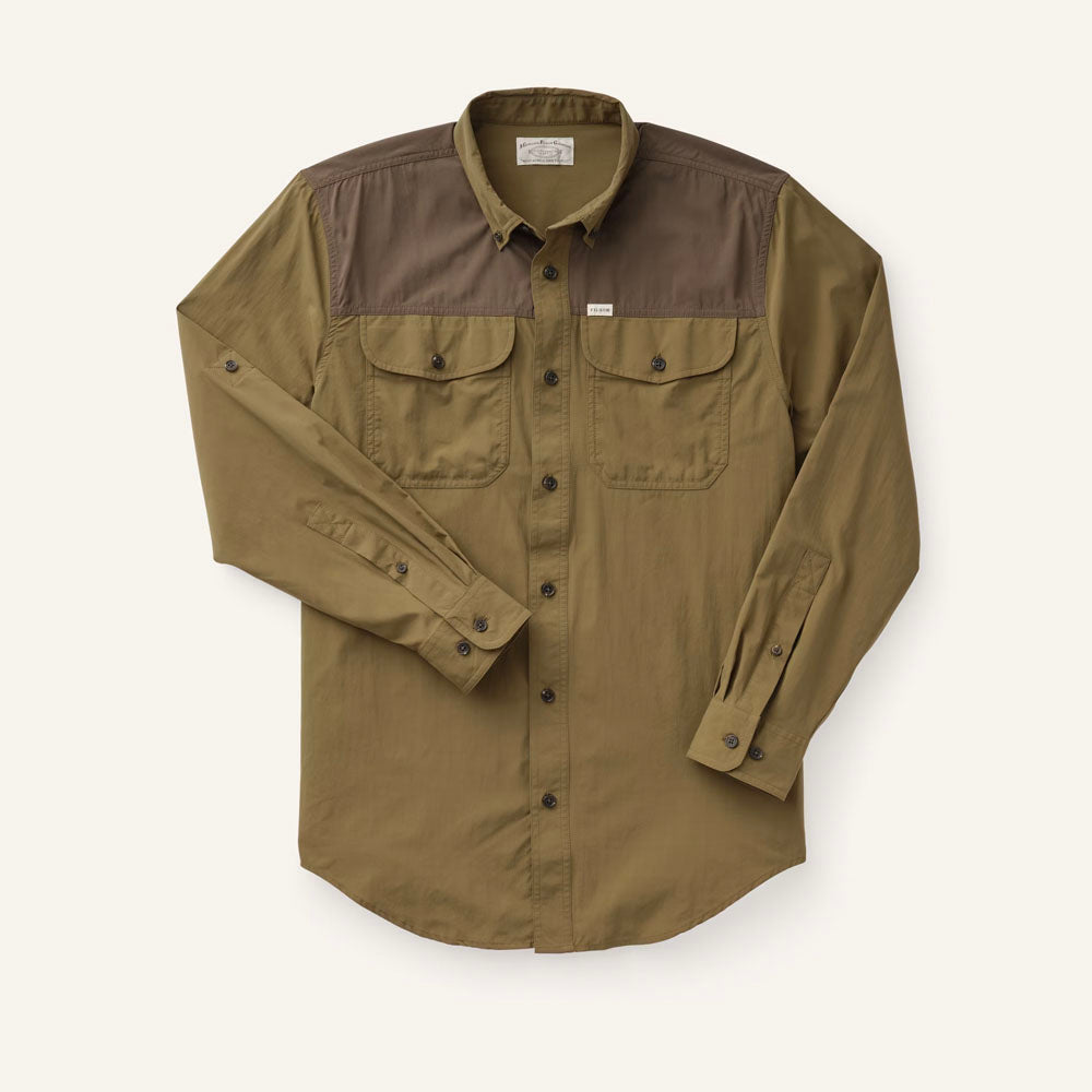 Filson Men's Sportsman's Shirt Olive Drab/Root