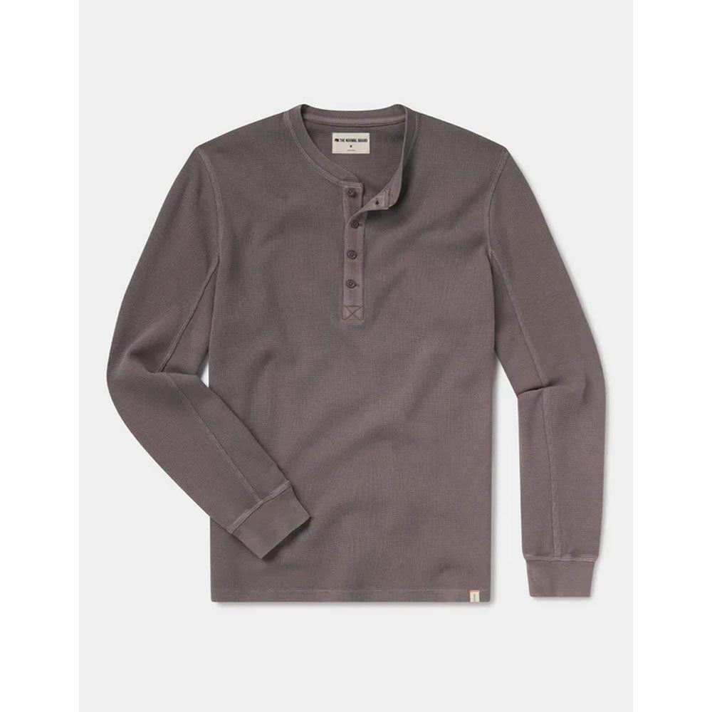 The Normal Brand Men's Vintage Thermal Mountain Henley late / S