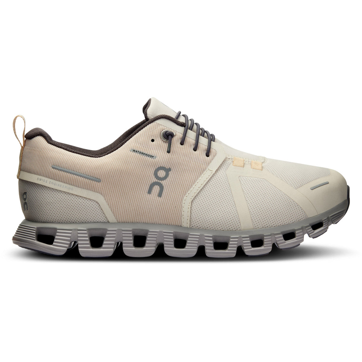 On Running Women's Cloud 5 Waterproof Pearl | Fog